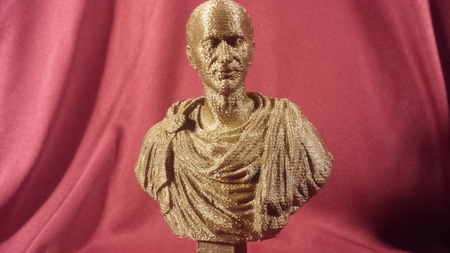 Julius Caesar (scan the world) 3D Print 13390 Julius Caesar (scan the world) 3D Print 13390