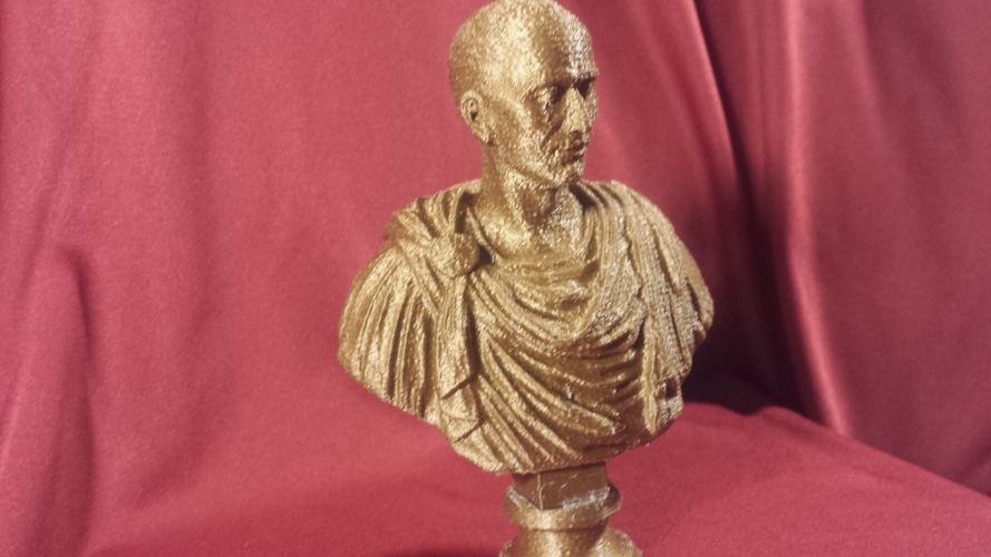Julius Caesar (scan the world) 3D Print 13391 Julius Caesar (scan the world) 3D Print 13391