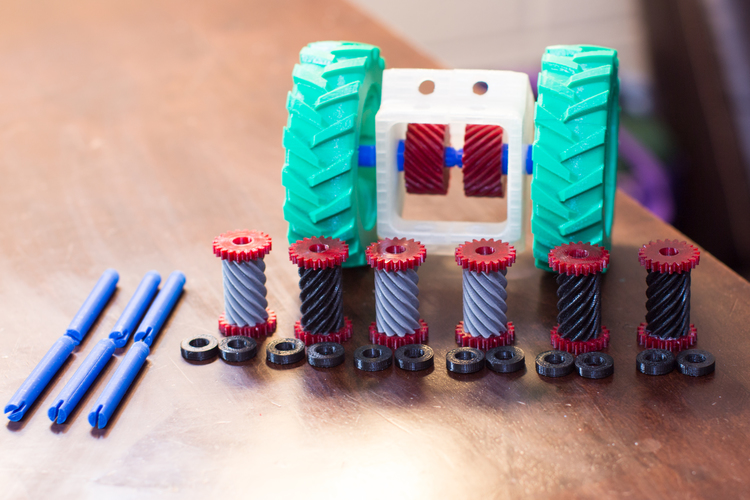 Locked Differential Drive 3D Print 13405 Locked Differential Drive 3D Print 13405