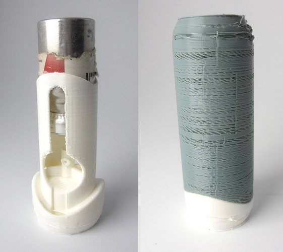Inhalo - Asthma Inhaler + Spacer 3D Print 13598 Inhalo - Asthma Inhaler + Spacer 3D Print 13598