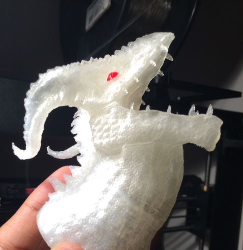 Dragon Bust by Robwzor (open mouth) 3D Print 13628 Dragon Bust by Robwzor (open mouth) 3D Print 13628