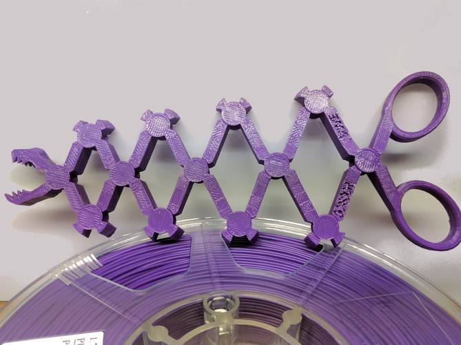 Scissor Snake Family 3D Print 13666 Scissor Snake Family 3D Print 13666