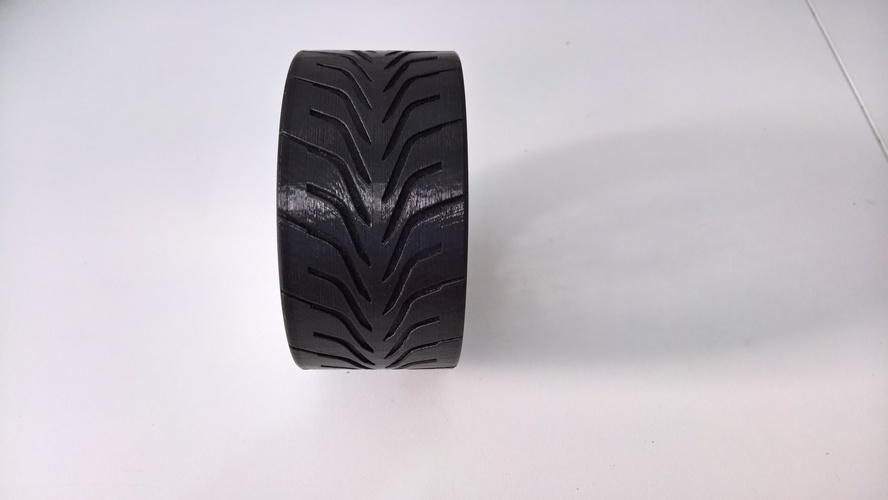 Wheel(BBS RS and Toyo R888) 1/4 3D Print 13709 Wheel(BBS RS and Toyo R888) 1/4 3D Print 13709