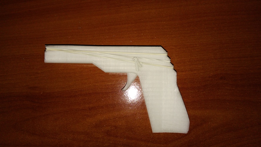Mini Rubber Band Gun 3D Print 13894 Mini Rubber Band Gun 3D Print 13894