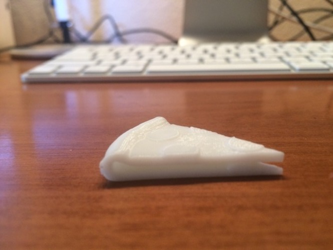 Pizza shaped Money Clip 3D Print 13913 Pizza shaped Money Clip 3D Print 13913
