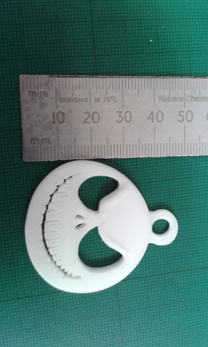 Jack Skellington key fob 3D Print 13916 Jack Skellington key fob 3D Print 13916