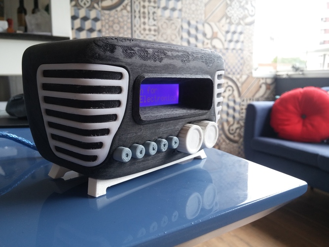 Mini Vintage Internet Radio 3D Print 13957 Mini Vintage Internet Radio 3D Print 13957