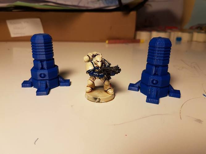 Power Pylon (15mm scale) 3D Print 13984 Power Pylon (15mm scale) 3D Print 13984
