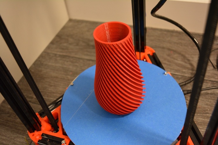 Spiral Vase 3D Print 14014 Spiral Vase 3D Print 14014