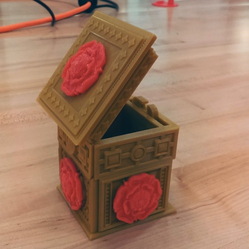 The Tudor Rose Box (with secret lock) 3D Print 14224 The Tudor Rose Box (with secret lock) 3D Print 14224