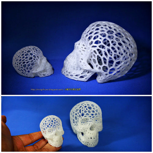 Skull lamps - Voronoi Style 3D Print 14237 Skull lamps - Voronoi Style 3D Print 14237