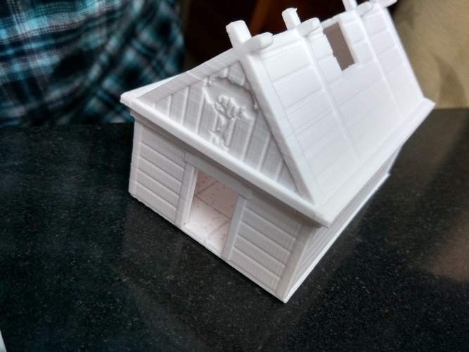 Viking House 3D Print 14403 Viking House 3D Print 14403