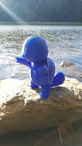 High-Poly Squirtle 3D Print 14460 High-Poly Squirtle 3D Print 14460