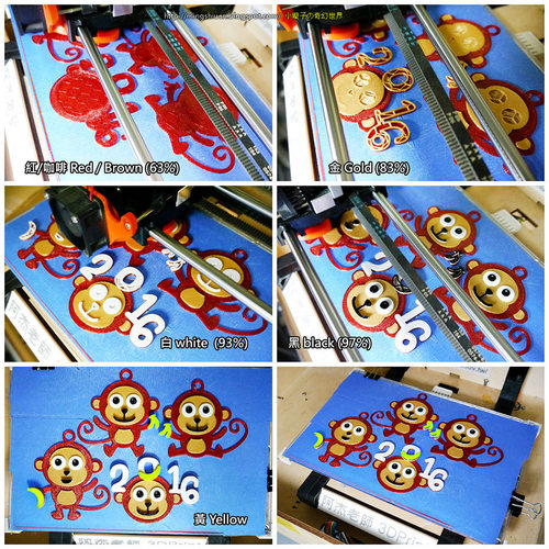 2016 YEAR OF The MONKEY-Keychain / Magnets 3D Print 14527 2016 YEAR OF The MONKEY-Keychain / Magnets 3D Print 14527