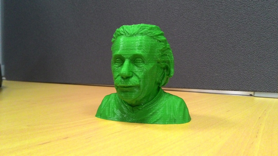 Einstein Bust (14K) 3D Print 14551 Einstein Bust (14K) 3D Print 14551