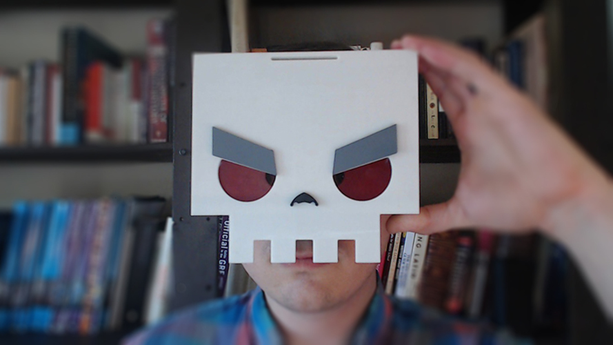 SkullFace Mask from Slayaway Camp 3D Print 14704 SkullFace Mask from Slayaway Camp 3D Print 14704