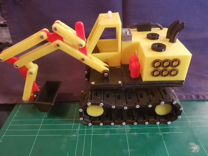 Real excavator 3D Print 14910 Real excavator 3D Print 14910
