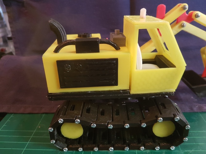 Real excavator 3D Print 14911 Real excavator 3D Print 14911