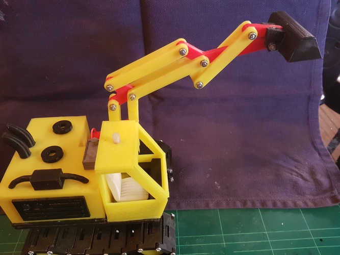 Real excavator 3D Print 14912 Real excavator 3D Print 14912