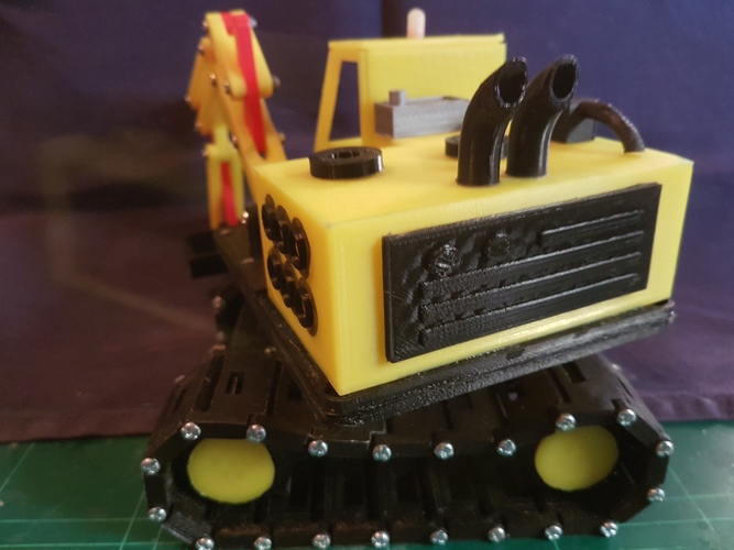 Real excavator 3D Print 14913 Real excavator 3D Print 14913