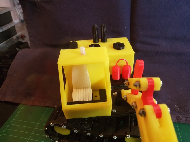 Real excavator 3D Print 14914 Real excavator 3D Print 14914