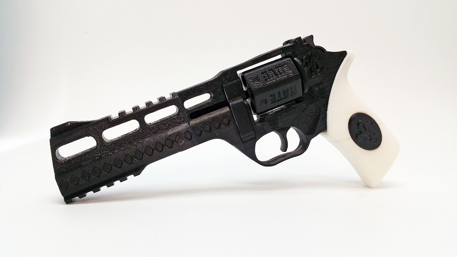 Harley Quinn Handgun - Suicide Squad 3D Print 14958 Harley Quinn Handgun - Suicide Squad 3D Print 14958