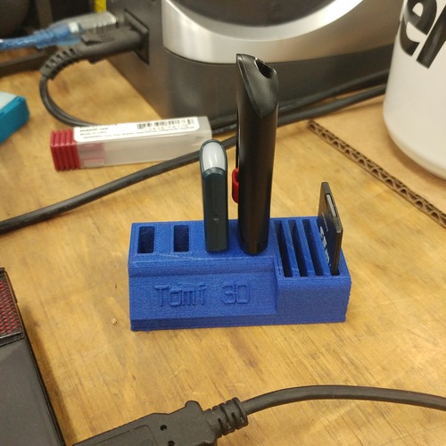 Tomi 3D Usb & SD Card holder 3D Print 15019 Tomi 3D Usb & SD Card holder 3D Print 15019