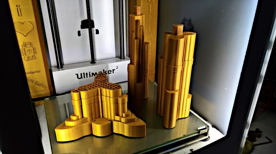 BURJ KHALIFA (706mm) 3D Print 15059 BURJ KHALIFA (706mm) 3D Print 15059