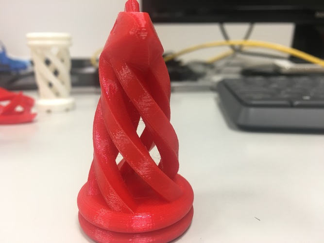 Spiral Chess Set (Large) 3D Print 15129 Spiral Chess Set (Large) 3D Print 15129