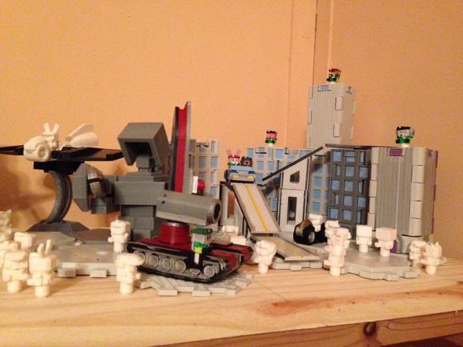 Mech City: City Play Set 3D Print 15162 Mech City: City Play Set 3D Print 15162