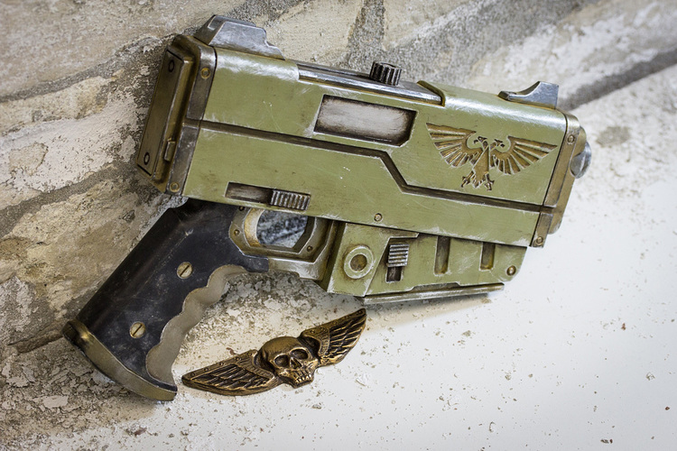 Warhammer 40K Handgun 3D Print 15289 Warhammer 40K Handgun 3D Print 15289