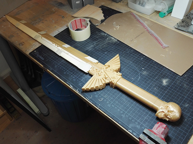Warhammer 40K - Inquisitor Sword 3D Print 15294 Warhammer 40K - Inquisitor Sword 3D Print 15294