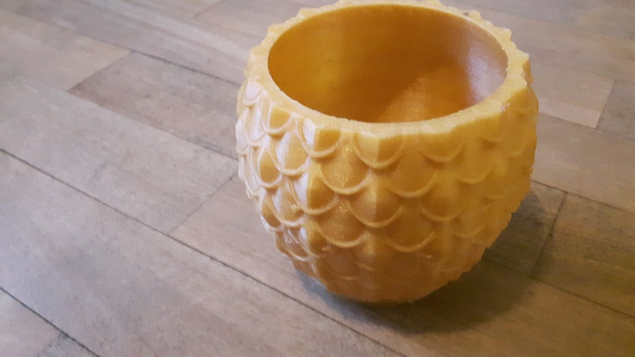 Dragon Scale Test Vase 3D Print 15335 Dragon Scale Test Vase 3D Print 15335