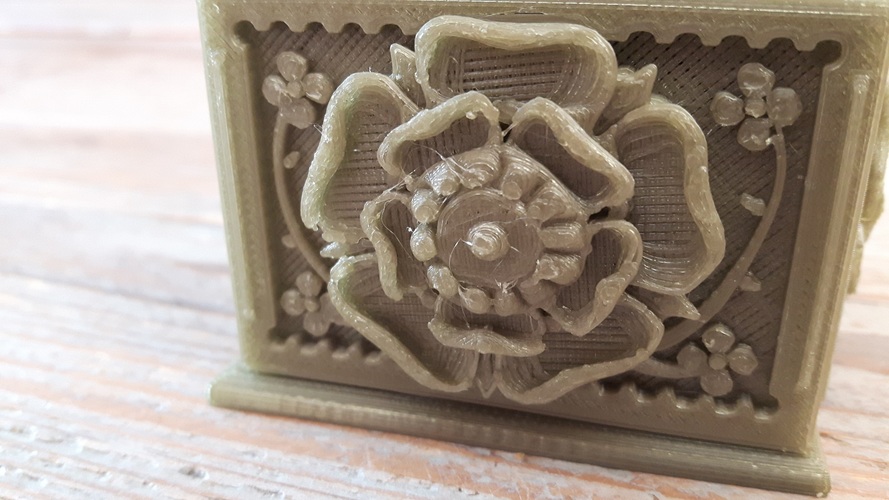 The Tudor Rose Box (with secret lock) 3D Print 15337 The Tudor Rose Box (with secret lock) 3D Print 15337