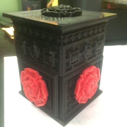 The Tudor Rose Box (with secret lock) 3D Print 1535 The Tudor Rose Box (with secret lock) 3D Print 1535