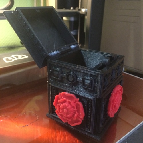 The Tudor Rose Box (with secret lock) 3D Print 1537 The Tudor Rose Box (with secret lock) 3D Print 1537