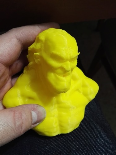 Scary old dude bust ! 3D Print 15435 Scary old dude bust ! 3D Print 15435
