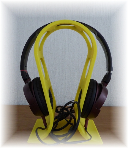 Desktop Headphones Stand 3D Print 1551 Desktop Headphones Stand 3D Print 1551