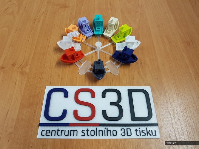 Tom's 3DBenchy rudder stand V2 (12 ships) 3D Print 15532 Tom's 3DBenchy rudder stand V2 (12 ships) 3D Print 15532