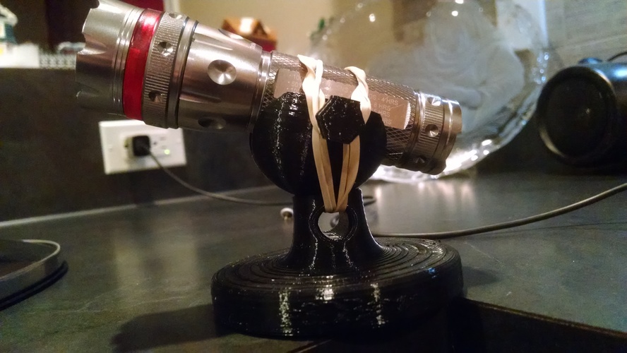 Universal 3D-printable flashlight stand 3D Print 15551 Universal 3D-printable flashlight stand 3D Print 15551