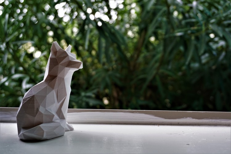 Low Poly Fox 3D Print 15586 Low Poly Fox 3D Print 15586