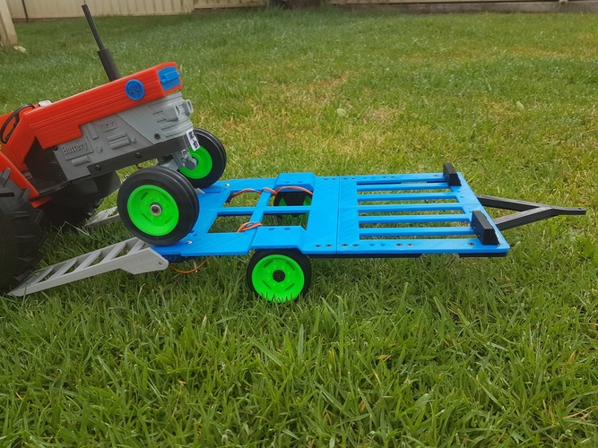 OpenRC tractor trailer 3D Print 15618 OpenRC tractor trailer 3D Print 15618