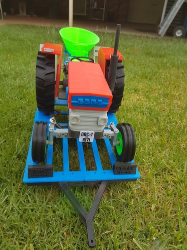 OpenRC tractor trailer 3D Print 15620 OpenRC tractor trailer 3D Print 15620