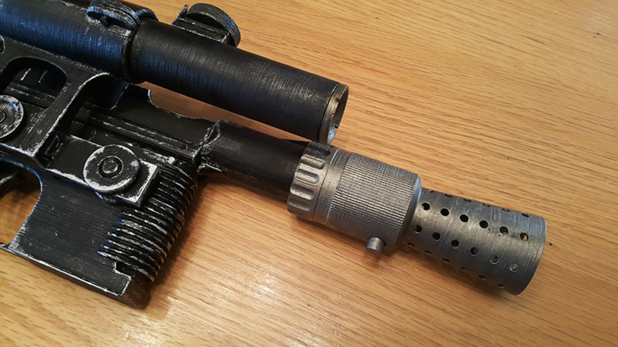 Model kit - Han Solo's DL-44 Heavy Blaster Pistol 3D Print 15671 Model kit - Han Solo's DL-44 Heavy Blaster Pistol 3D Print 15671