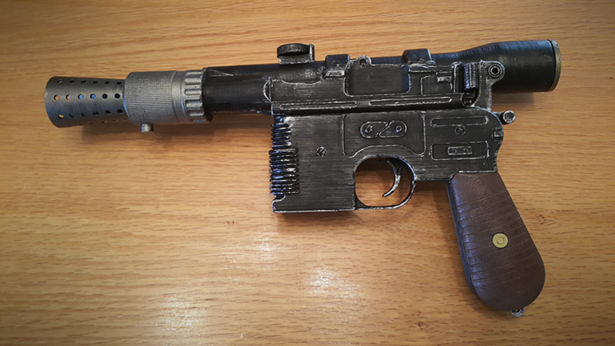 Model kit - Han Solo's DL-44 Heavy Blaster Pistol 3D Print 15672 Model kit - Han Solo's DL-44 Heavy Blaster Pistol 3D Print 15672