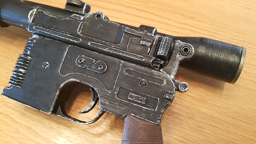 Model kit - Han Solo's DL-44 Heavy Blaster Pistol 3D Print 15673 Model kit - Han Solo's DL-44 Heavy Blaster Pistol 3D Print 15673