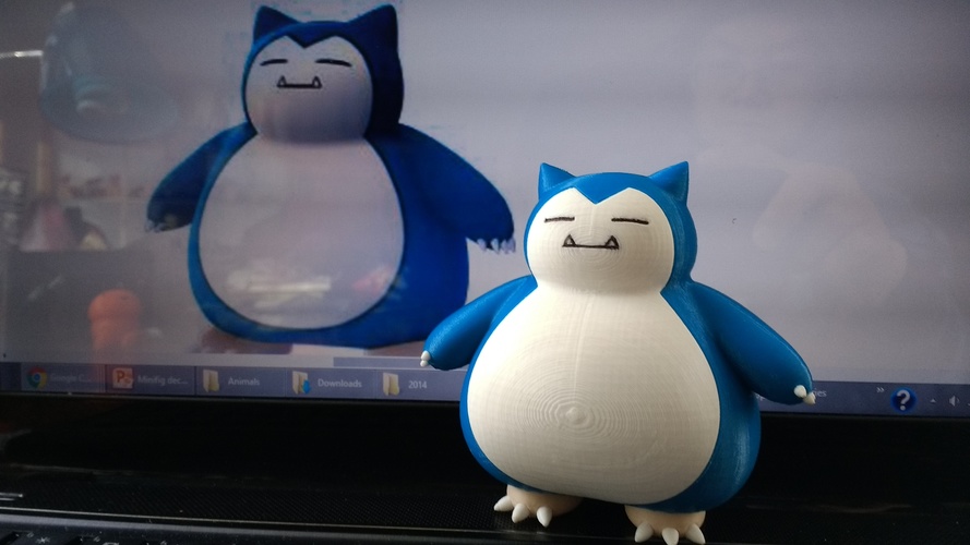 卡比獸 / カビゴン / Snorlax / Pokemon 3D Print 15682 卡比獸 / カビゴン / Snorlax / Pokemon 3D Print 15682