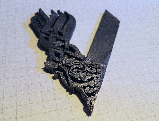 Vikings logo 3D 3D Print 15721 Vikings logo 3D 3D Print 15721