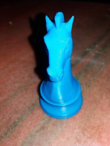 Chess Knight 3D Print 15870 Chess Knight 3D Print 15870