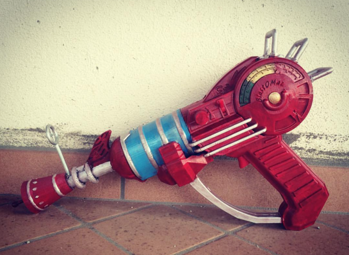 Ray Gun from Black Ops UNDER RECONSTRUCTION 3D Print 15952 Ray Gun from Black Ops UNDER RECONSTRUCTION 3D Print 15952